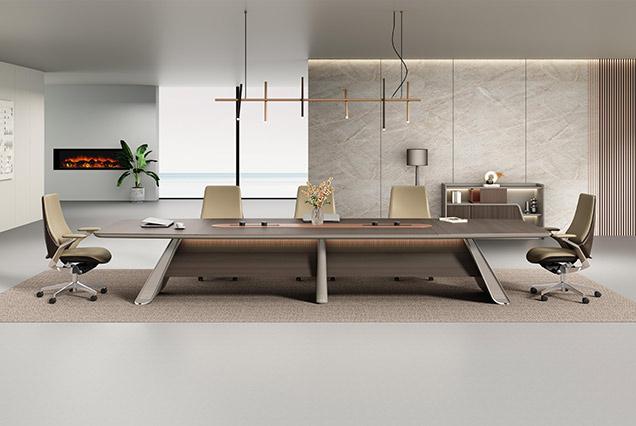 簡(jiǎn)約現(xiàn)代會(huì)議桌-5